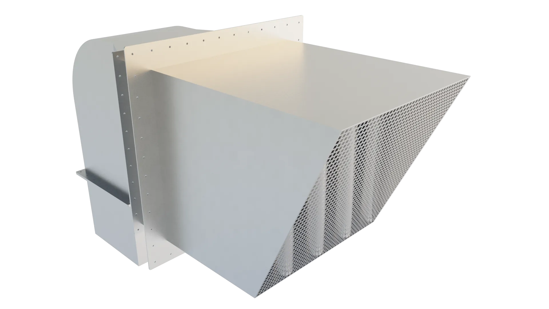 Naval gas-turbine intake and exhaust silencer with parallel-baffle splitter bank