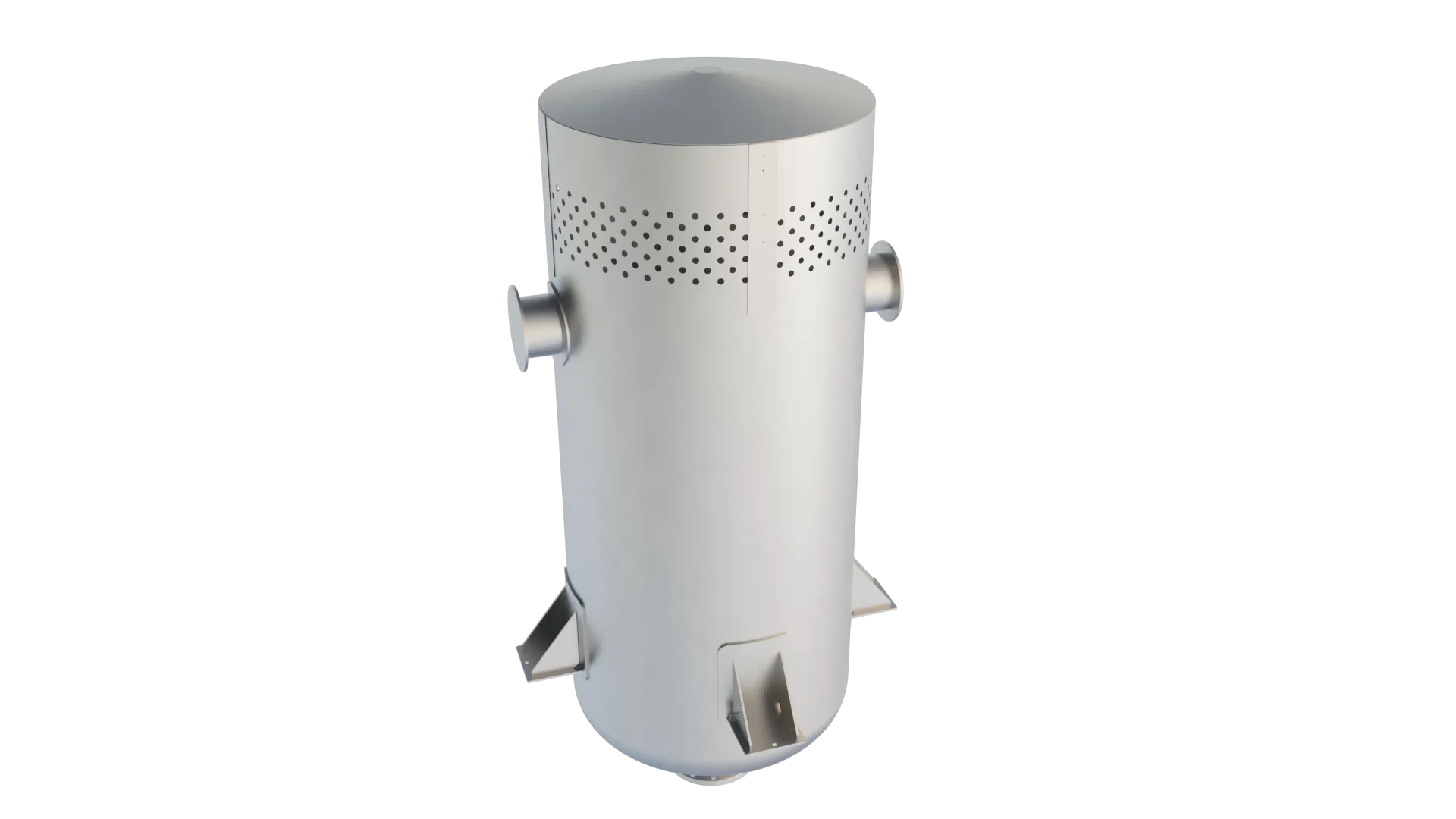 Vent silencer Class III cylinder for ventilation and pressure-relief noise control