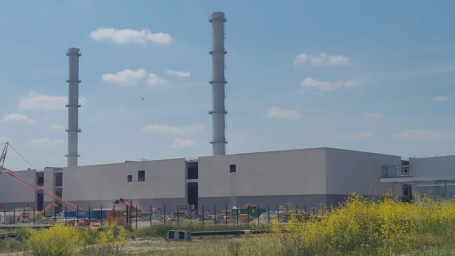 2 stainless steel chimneys for a French potato factory: France