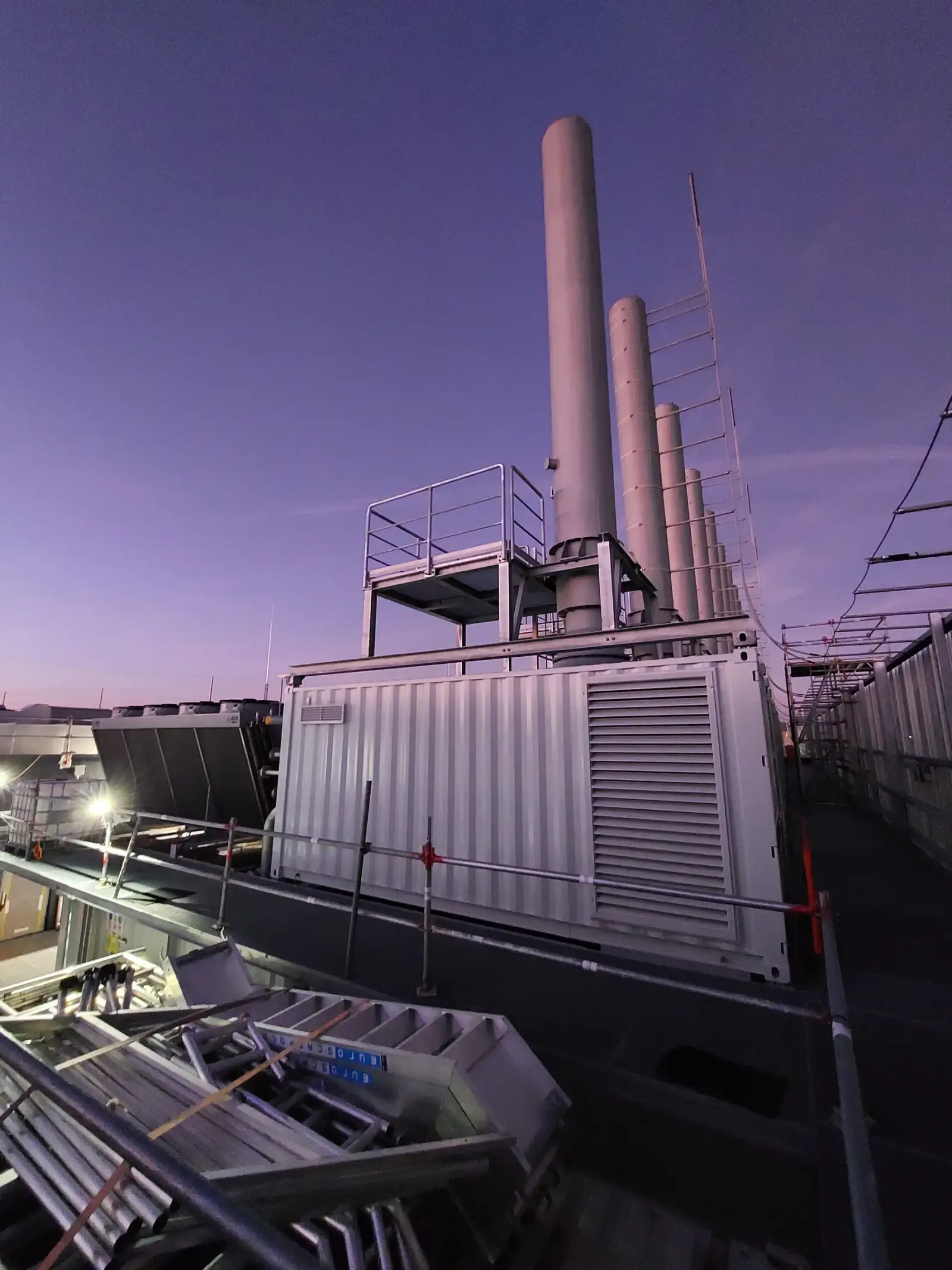 Containerised DOC, DPF and SCR exhaust after-treatment systems for a Swiss datacenter's backup generators